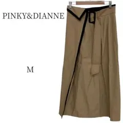 ★美品 PINKY&DIANNE 茶 ロング フレアスカート Mのサムネイル