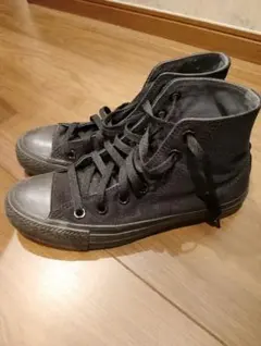 CONVERSE ブラック ハイカットスニーカー