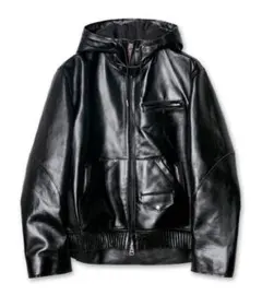 sacai 26AW leather Hooded Blouson サイズ1 - メルカリ