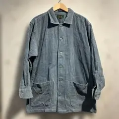 Mr.FATMAN ブラックシャンブレー ショップコート - メルカリ