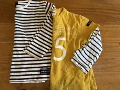 ボーダー ロンT 2枚セット 男の子 長袖 100