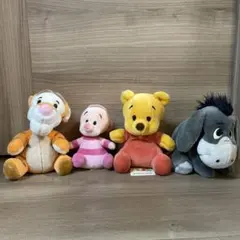 タグ付き Baby Pooh & Friends ぬいぐるみ　くまのプーさん