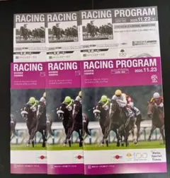 JRA2025年11月22•23日マイルチャンピオン レーシングプログラム各3冊