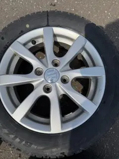 ダイハツ純正鉄ホイール155/65R14 2本分 1686-② 送料込み - メルカリ