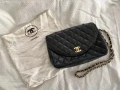 CHANEL シャネルマトラッセ ヴィンテージバッグ ラムスキン ブラックのサムネイル