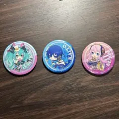 マジカルミライ 缶バッジ 3点セット 初音ミク KAITO 巡音ルカ
