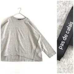 秋冬 pas de calais パドカレ　△∴☼ ワイドカットソー　ゆったり