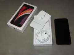 美品　iPhone SE 第2世代 赤 64GB SIMフリー 最大容量：91%