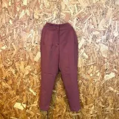 ZARA ザラ イージーパンツ カジュアルパンツ ハイウエスト ボルドー