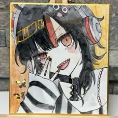 沢渡ココ 魔法少女ノ魔女裁判 まのさばイラスト色紙