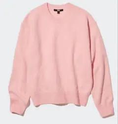 UNIQLO ユニクロ プレミアムラムクルーネックセーター ピンク（長袖）