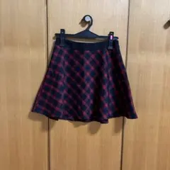 チェックミニスカート　森ガール　フェアリーグランジ