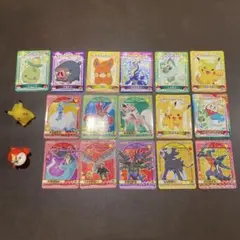 丸美屋 ポケモンカレーシール16枚　ピカチュウ、ホゲータ　フィギュア付きのサムネイル