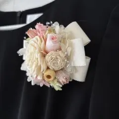 ピンク可愛い♡ハンドメイドコサージュ　卒業式　卒園式　入学式　入園式