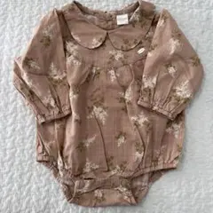 テータテート バースデイ 花柄ロンパース