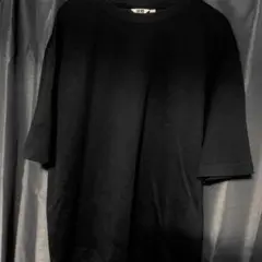 ユニクロ　エアリズムコットンオーバーサイズ　tシャツ ブラック　xl