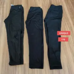 ブラックスパッツ セット 110 ユニクロ　ヒートテック