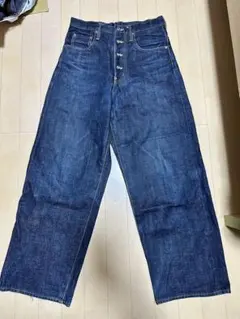 大特価❗️今月中。シュガーヒルサイズ34ダークブルー ワイドレッグ