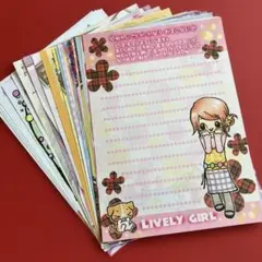 可愛いい女の子　レトロ　一期一会　バラメモ　３０枚　おすそ分け　★現品限り★