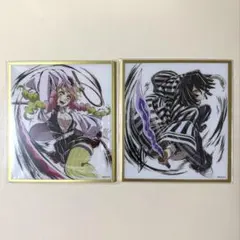 鬼滅の刃　WEBSHOPくじ　アクリル色紙　甘露寺蜜璃C40 伊黒小芭内C42