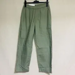 新品　UNIQLO ユニクロ　コットンリラックス　アンクルパンツ　オリーブ　S