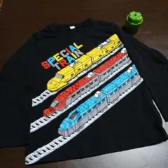 SPECIAL TRAIN 列車グラフィック 長袖カットソー