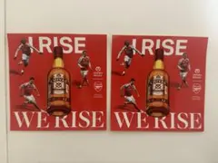 Arsenal FC Chivas Regal コラボステッカー 2枚セット