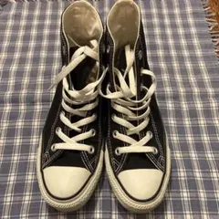 Converse ブラック ハイカット スニーカー
