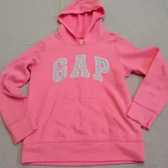 GAP Kids パーカー L (140) 蛍光ピンク　ショッキングピンク