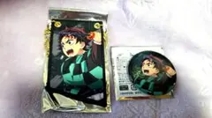 鬼滅の刃◎無限城編◎第一章◎竈門炭治郎◎ワッペンチャーム、グリッターバッジセット