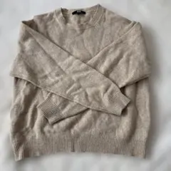 UNIQLO ベージュ クルーネック セーター