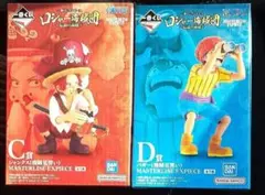 一番くじワンピース ロジャー海賊団～伝説の海賊～ C賞　シャンクス D賞　バギー