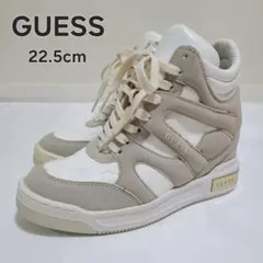 GUESS ゲス Lisa リサ インヒール ハイカットスニーカー 22.5cmのサムネイル