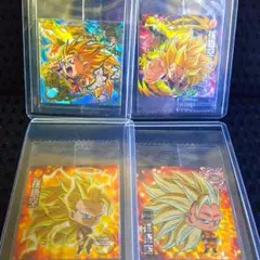 ドラゴンボールウエハースシール4枚セットです！