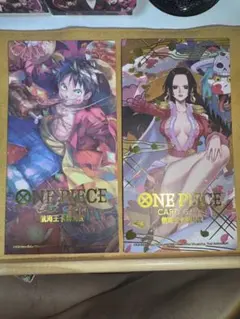 新品未開封】中国版プロモカード 新年活动 ルフィ ゾロ 2枚セット