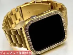 Apple Watch キラキラ　ステンレスバンド　ケース　カバー GGHA4