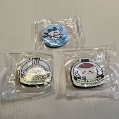 ちいかわ×くら寿司 缶バッジ・マグネットシート ハチワレ うさぎ くりまんじゅう