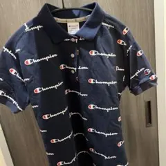 Champion ネイビー ポロシャツ Lサイズ ④【最終値下げ中】