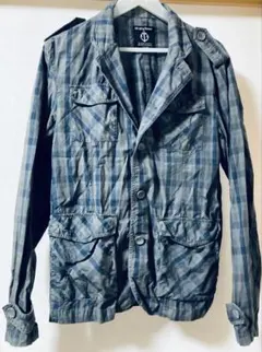 チェックジャケット