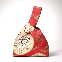 ハンドバッグ　帯バッグ　ピンク　お散歩バッグ　1点物　和物　着物　ハンドメイド