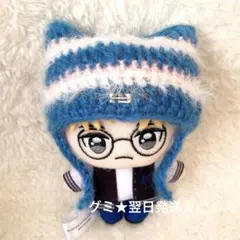 GiGO限定 ぬいぐるみ用 猫耳ニット帽 ハンドメイド ②