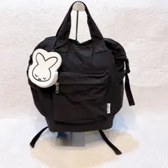 ミッフィー 70周年 2way リュック バックパック　しまむら 軽量　　 黒