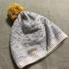 mont-bell モンベル　ポンポン付きニット帽 グレー