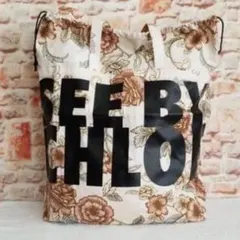 【正規品】明日から値上げSee By Chloé フローラルロゴ トートバッグのサムネイル