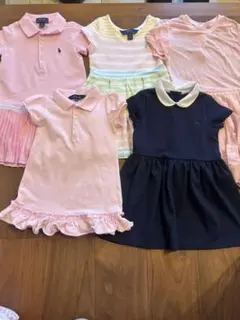 Polo Ralph Lauren 半袖ワンピース 2T ストライプ