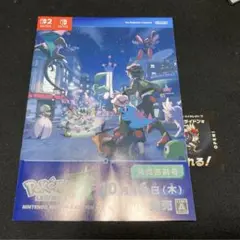 ポケモン　配布物セット　パンフレット　ミライドン　コライドン　色違いつき