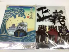 一番くじ　ワンピース　クリアファイルセット&ステッカー