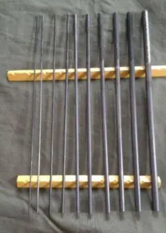 職人手打ち】棒ヤスリ 丸ヤスリ 1～3.5mm6本セット 検）タナゴ 鮒 和