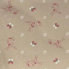 廃盤 希少 スイートハート バンビ ダンボールニット モカブラウン 110×50