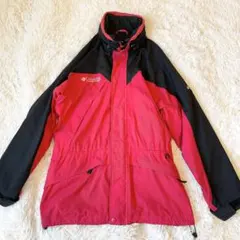 コロンビア TITANIUM マウンテンジャケット 赤黒 90s アウトドア